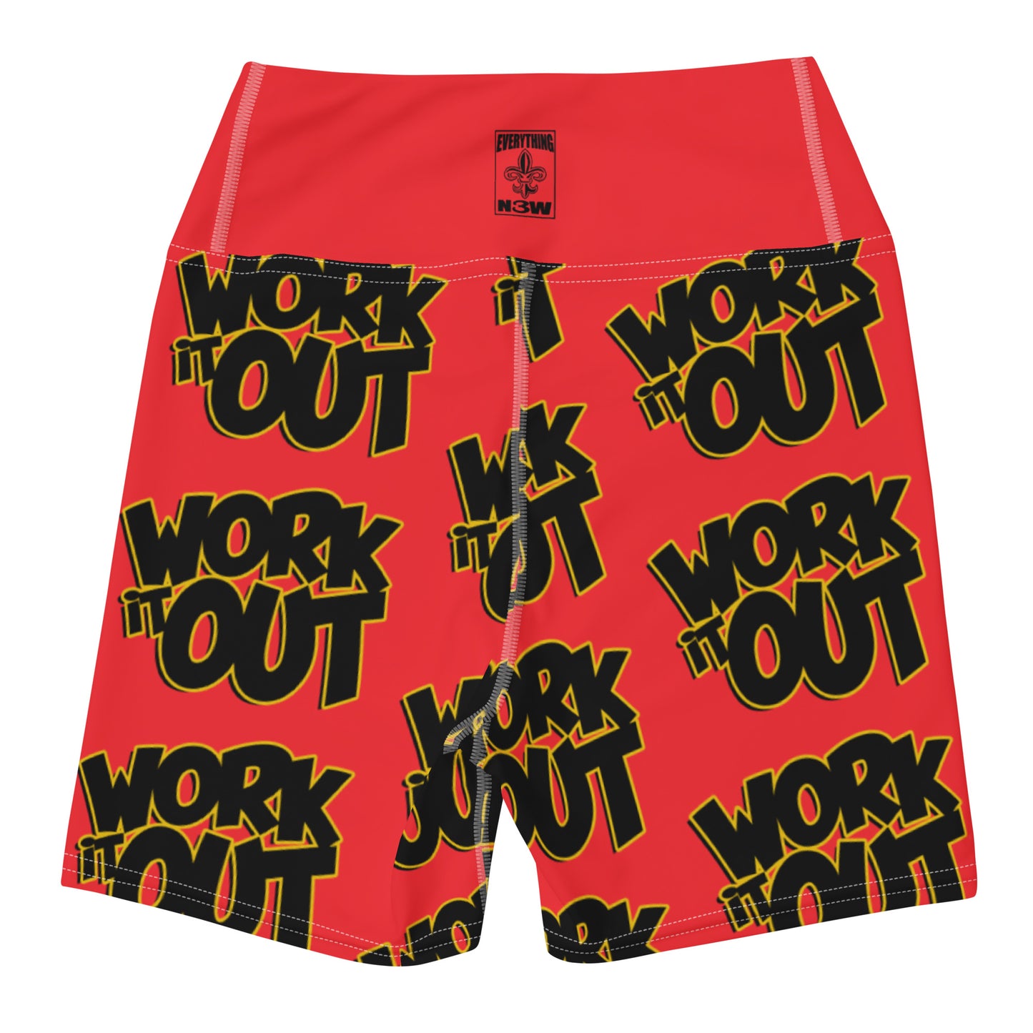 Work it Out Yoga Shorts (red)